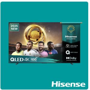 Hisense TV QLED 100 Inch Q7Q 4K Smart 144Hz VRR QLED Gaming TV
