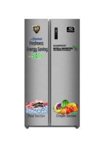 Scanfrost Side by Side Refrigerator 450 Litres Model: SFSBS450ME