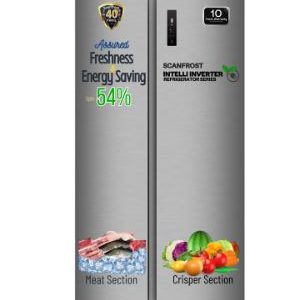 Scanfrost Side by Side Refrigerator 450 Litres Model: SFSBS450ME