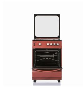 Scanfrost 6 Series 60 x 60 CM Gas cooker Burgundy: CK6302R