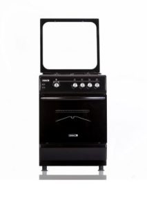Scanfrost 6 series Gas Cookers (60X60) Black: Model: CK6400B