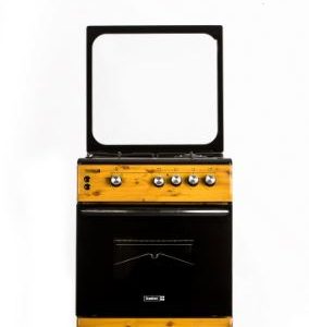 Scanfrost 6 Series 60 x 60 CM Gas cooker (Wooden Finish) Model: CK6312NG