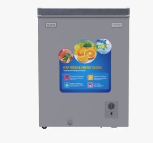 POLYSTAR 140LTR CHEST FREEZER, GREY COLOUR PVCF-250GL