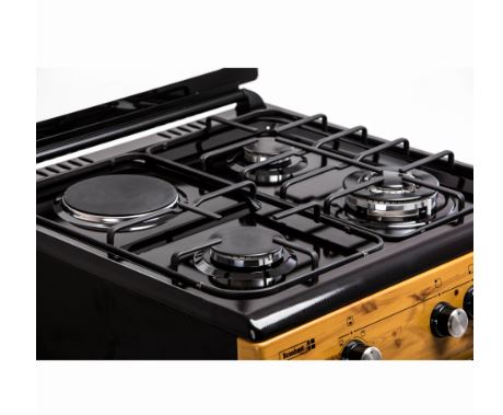 Scanfrost 6 Series 60 x 60 CM Gas cooker (Wooden Finish) Model: CK6312NG - Image 2