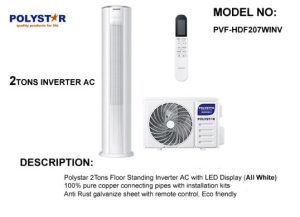 POLYSTAR 2 TON FLOOR STANDING INVERTER AIR CONDITIONER