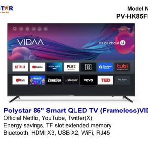 POLYSTAR 85” SMART QLED TV